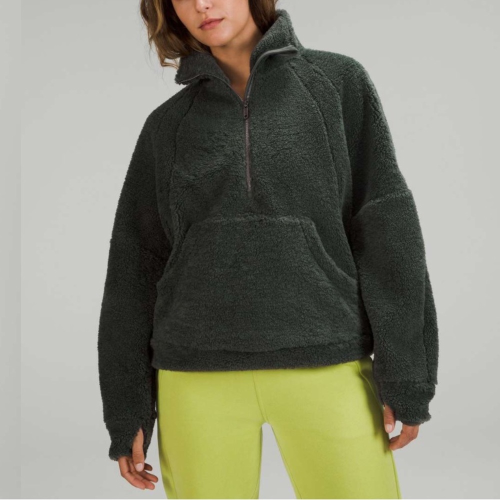 LULULEMON - Oversized Fleece Funnel-Neck Half-Zip